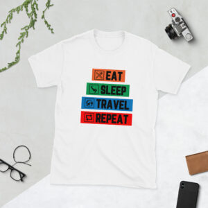 Eat Sleep Travel Repeat T-Shirt