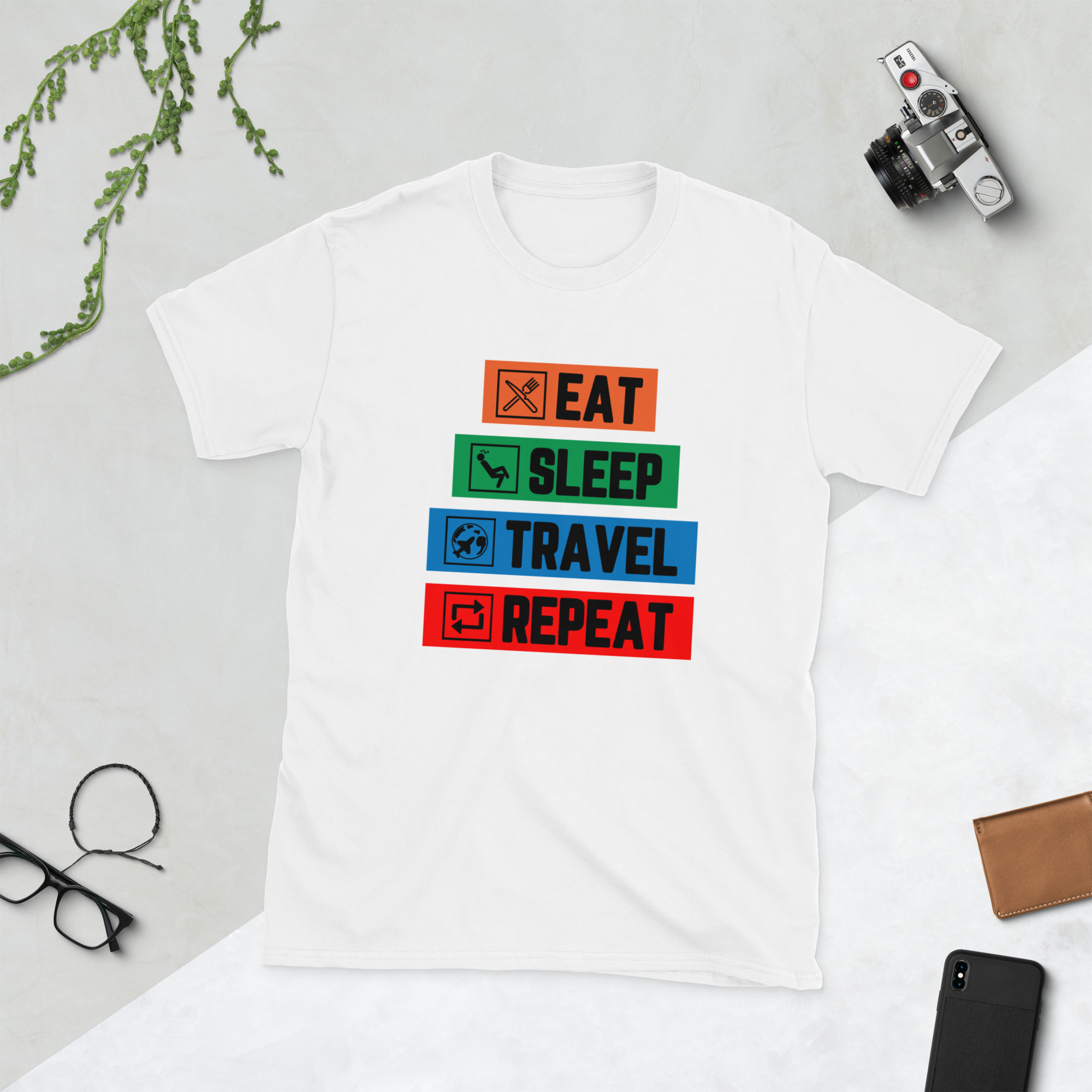 Eat Sleep Travel Repeat T-Shirt