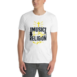 Music Is My Religion Guitar T-Shirt