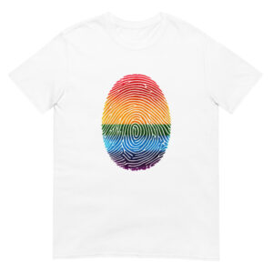 Rainbow Fingerprint Pride T-Shirt