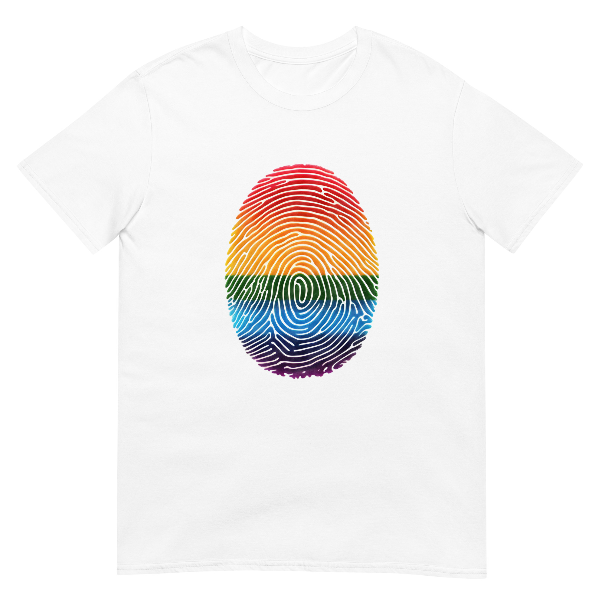 Rainbow Fingerprint Pride T-Shirt