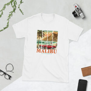 Malibu California Vintage Surf T-Shirt