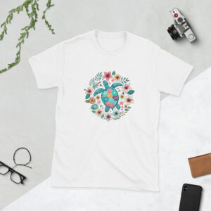 Floral Boho Sea Turtle T-Shirt