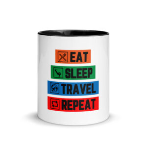 Eat Sleep Travel Repeat Mug